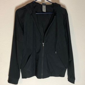 Mesh zip-up jacket